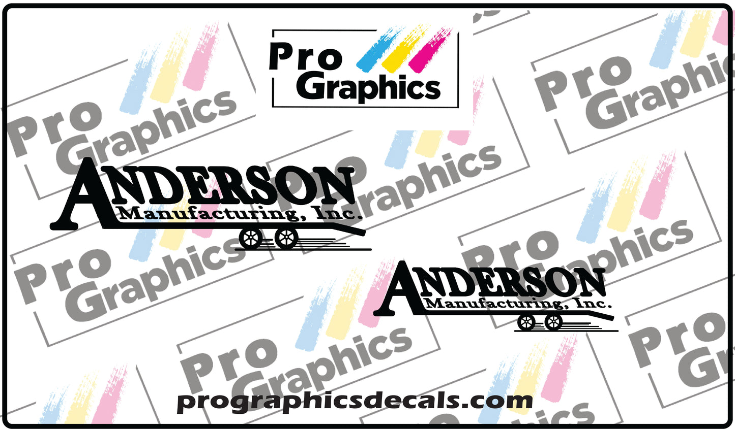 Anderson GN VInyl Aftermarket Decals