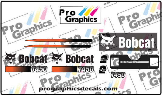 Bobcat T450 Skidsteer Aftermarket Decals