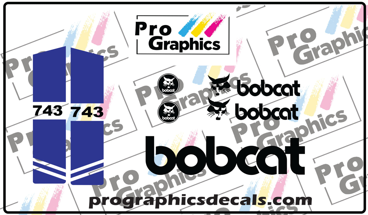 Bobcat 743 Decal Set