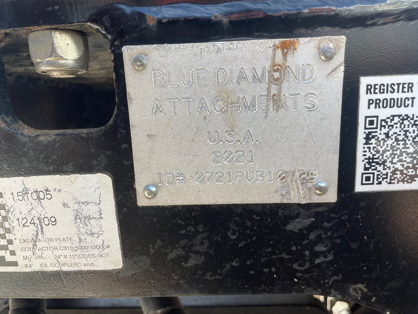 Blue Diamond Plate Compactor 151005