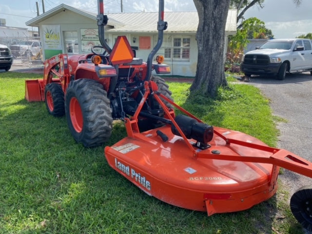 Kubota L2501 4x4 HST LA525 LOADER RCF2060 MOWER