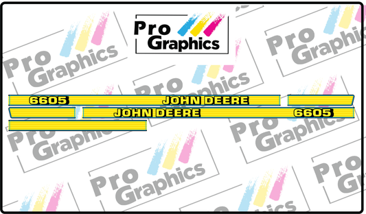 JOHN DEERE 6605 Aftermarket Decals
