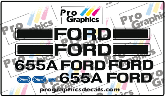 Ford 655A Aftermarket Decals